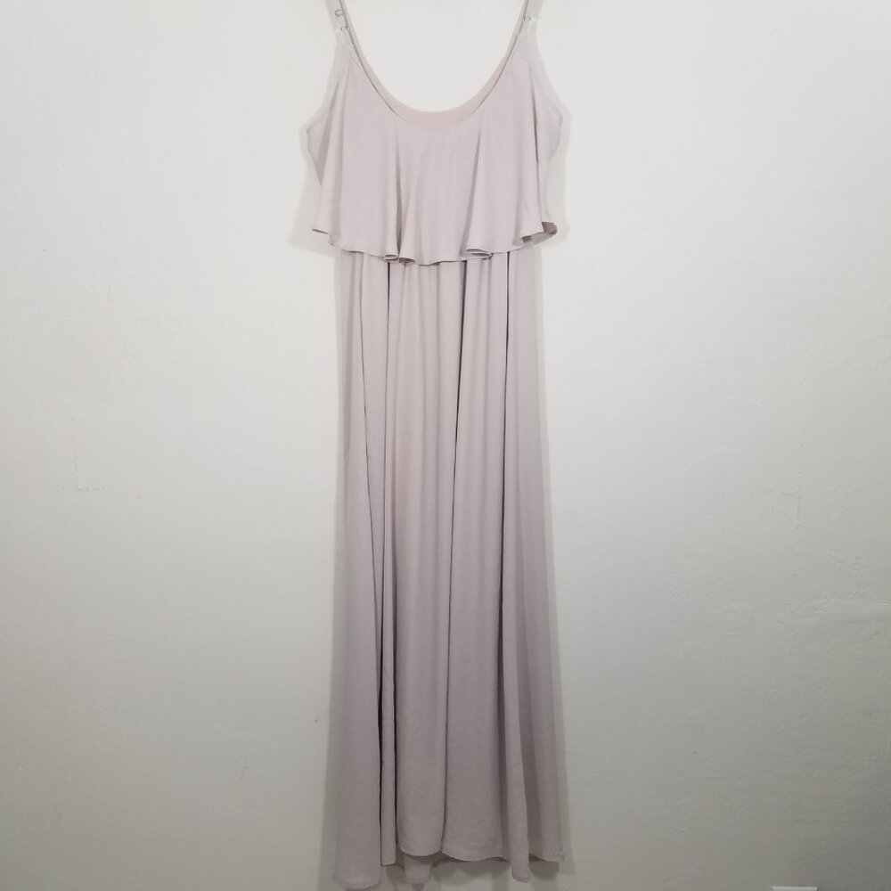 Show Me Your MuMu Caitlin Ruffle Maxi Dress Size M - Picture 5 of 7
